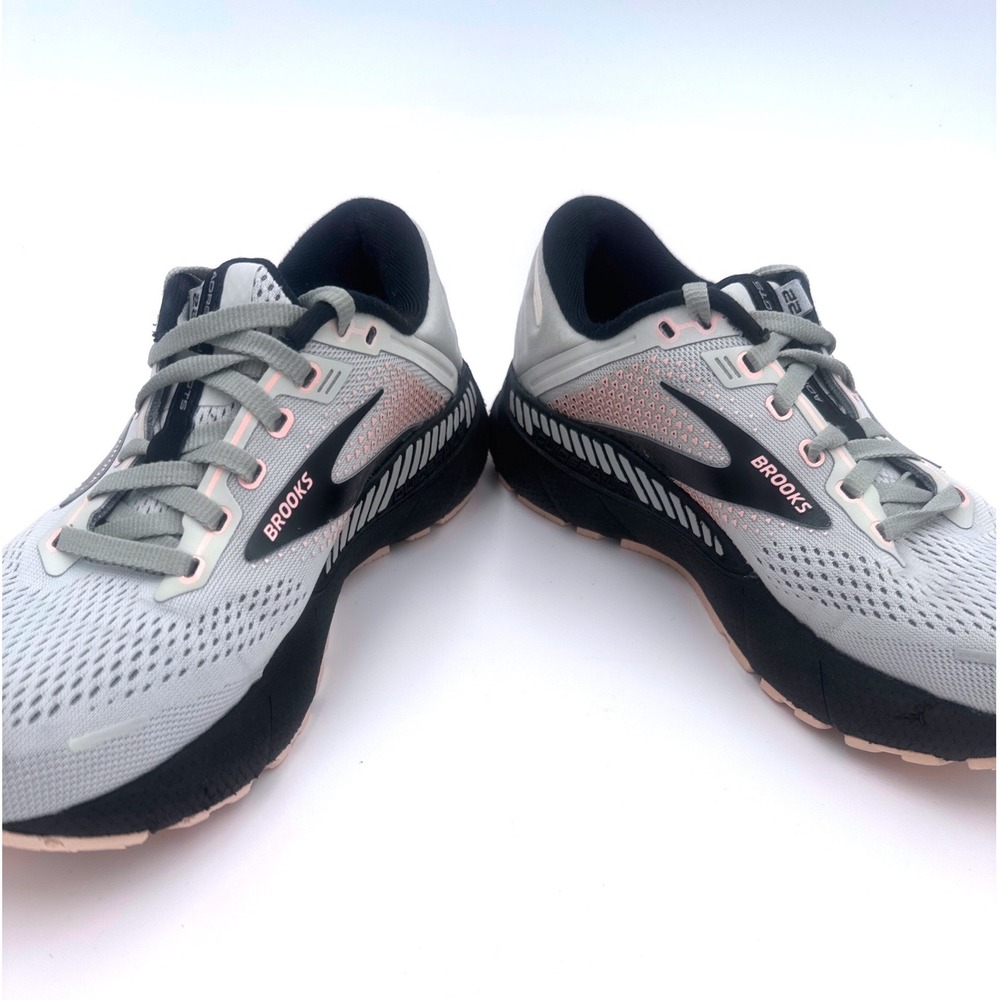 Brooks Adrenaline GTS 22 Women's Running Athletic Shoes Grey Black Pink Size 7.5 - Picture 5 of 13